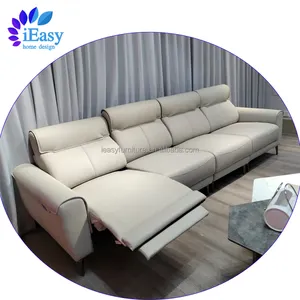 Foshan fabrika DIY özelleştirilmiş 3 oturma kesit güç recliner kanepe ev sineması recliner inek deri elektrikli recliner kanepe