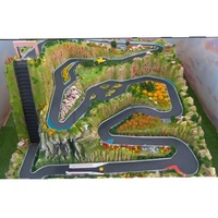 Piste de jeu interactive en marbre personnalisée pour l'intérieur, avec terminal API de diffusion en direct et processus de compétition de classement 2.8*28M