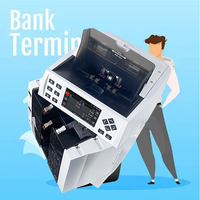 8401 modèle 2 + 1 poches trieur de billets de banque avec fonction FITNESS fonction de stockage compteur de billets trieur d'argent compteur machine