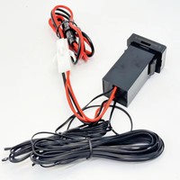 Pantalla de Temperatura Interna y Externa del Automóvil, Temperatura en Grados Fahrenheit, Sensores de Temperatura Duales para Toyota (Tipo A)