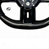 Volant de direction en fibre de carbone véritable personnalisé de luxe, adapté aux modèles Mercedes 809P W223 W205 GLE, directement du fabricant