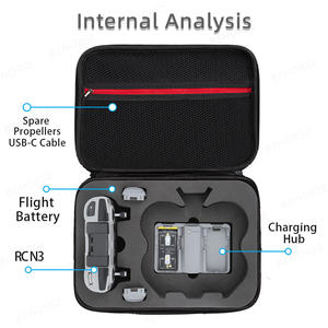 Tas Selempang untuk Drone DJI Neo <span class=keywords><strong>2</strong></span>, Casing Pelindung Anti Guncangan, Tas Jinjing Portabel untuk DJI Neo <span class=keywords><strong>2</strong></span> Fly More Combo - Product Image 5