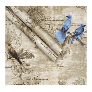 Rotoli di <span class=keywords><strong>carta</strong></span> da parati impermeabile per armadietto di <span class=keywords><strong>casa</strong></span> camera da letto soggiorno parete Deco <span class=keywords><strong>carta</strong></span> a contatto blu adesivo per uccelli stampa in Pvc 3 anni - Product Image 1