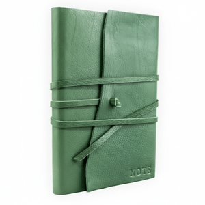 Funda de cuero genuino hecha a mano para cuaderno, estuche para diario, soporte para cuaderno recargable para notas de oficina NBC-0063 - Product Image 1