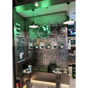 OEM LL41 High <b>Mirror</b> Polished Stainless Steel Ceiling <b>Sheet</b> 201 304 316 Water Ripple Design for Shopping Malls Plate Bending - Product Image 1