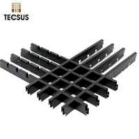 Plafonnier métallique en aluminium respectueux de l'environnement, 600x600, 10 pièces, plafond, respectueux de l'environnement