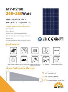MYPVTECH 275W zonnepaneel fabrieksdirect verkoop monocristallijn paneel halfcel zonnepanelen - Product Image 2