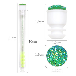Beiqili Brosse À Cils Baguette À Cils Tube Brosses <span class=keywords><strong>Vide</strong></span> Spoolie Extension De Cils Applicateur De Sourcils Fournitures <span class=keywords><strong>Mascara</strong></span> Compatibilité - Product Image 2