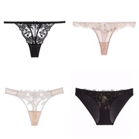 G-string Grosir - Gaya Eropa Amerika Prancis Celana Dalam Katun Low-Rise dengan Renda Seksi untuk Wanita