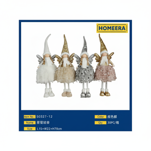 Misura personalizzabile 78cm illuminato babbo natale bambole Per Champagne colore 30 pz Per scatola poliestere PP cotone filo di plastica - Product Image 1