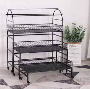 Estante grande para flores 2021, estante moderno de Metal para plantas y flores, estantes para <span class=keywords><strong>macetas</strong></span> de hierro para exteriores - Product Image 3