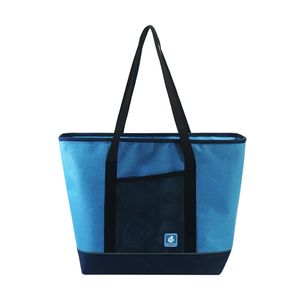 Grand sac de plage pliable personnalisé avec logo, isotherme et en maille, idéal pour l'été - Product Image 5