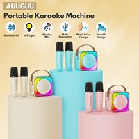 Système de Karaoké Magic Sing Partybox Haut-Parleur Karaoké Chine Fameli Enfants 2 Micro Micro-Interrupteur avec LED