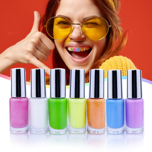 Produit de blanchiment dentaire temporaire de bonne qualité, <span class=keywords><strong>peinture</strong></span> dentaire personnalisée avec marque OEM pour les fêtes et les festivals amusants - Product Image 5