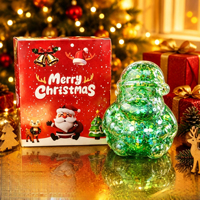 Meilleures ventes : Série de Noël Père Noël en caoutchouc thermoplastique, jouet anti-stress souple à récupération lente en forme de sapin de Noël, vente en gros
