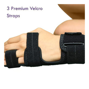 Attelle de soutien pour doigt, pour la récupération et la fixation des blessures à la main, noire, taille SL - Product Image 4