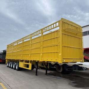 Fabricante Chino de Semirremolques de Plataforma Alta de 13 Metros, Semirremolque de Plataforma para Transporte de Carga de 40-80 Toneladas en Venta - Product Image 6