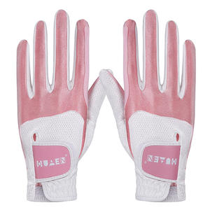 High Quality Cabretta Material Golf <b>Gloves</b> Breathable Wear-Resistant Non-Slip Left/Right Hand Pink Light Blue S/M/L - Product Image 1