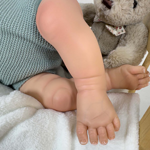 Búp bê <span class=keywords><strong>Reborn</strong></span> cao cấp Muneca Sandra mềm mại, sáng bóng, mắt nhắm, đồ chơi trẻ em, tùy chỉnh 10cm, sản xuất bởi nhà sản xuất búp bê - Product Image 6