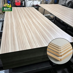 Pannello <span class=keywords><strong>MDF</strong></span> Rivestito in Melamina FSC E0 1220x2440mm, Pannello Decorativo Effetto <span class=keywords><strong>Legno</strong></span> per Mobili e Armadi - Product Image 1