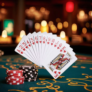 Cartes à jouer <span class=keywords><strong>en</strong></span> papier imperméable Durable de haute qualité pour ensemble de petites briques d'or 2 boîtes par ensemble <span class=keywords><strong>en</strong></span> gros avec emballage extérieur - Product Image 5