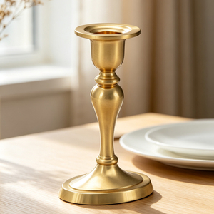 Vente <span class=keywords><strong>en</strong></span> gros d'usine, porte-bougie <span class=keywords><strong>en</strong></span> métal vintage, multicolores, pour table, décoration de mariage et de la maison - Product Image 1