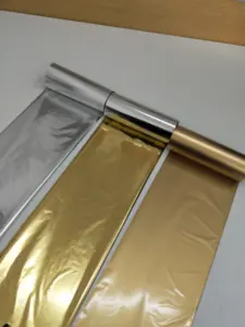 Nastro a trasferimento termico dorato dorato dorato metallizzato R716C-GD-2