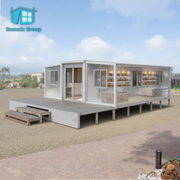 Casa Contenedor Prefabricada Expandible de Lujo 2025 de 10, 20, 30 y 40 pies, Vivienda Moderna Ecológica para Venta al por Mayor