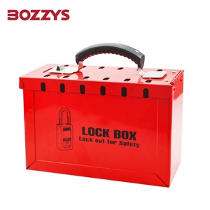 Tường-mountable và xách tay bọc thép an toàn <span class=keywords><strong>redbox</strong></span> nhóm khóa hộp với 12 lỗ khóa móc - Product Image 3