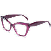 Monture de lunettes optiques Elan Optical YB6305, modèle œil de chat tendance, la plus vendue, pour femme, monture intégrale en acétate, lunettes optiques, grand stock