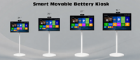 Écran d'extension LED portable pour intérieur, moniteur 24/25/27/32 pouces, téléviseur interactif intelligent Android, affichage sans fil, caméra intégrée 13MP