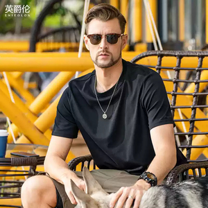 เสื้อยืดแขนสั้นผู้ชาย YF819เรียบง่ายแต่<span class=keywords><strong>ไม่</strong></span>เรียบง่ายโชว์รสนิยมและสไตล์ - Product Image 2