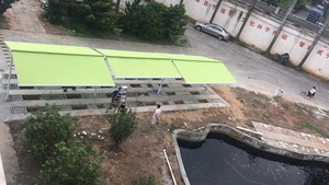 Tenda <span class=keywords><strong>da</strong></span> <span class=keywords><strong>sole</strong></span> retrattile a braccio pieghevole a doppio lato di lusso con sensore vento-pioggia per il funzionamento manuale per la <span class=keywords><strong>copertura</strong></span> del balcone - Product Image 6