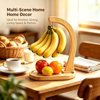 Bamboe bananenhouder met fruitplateau