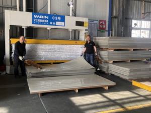 Núcleo de puerta de panal de aluminio ignífugo moderno, clasificación de fuego A1 para uso residencial comercial, incluida la decoración de impresión de hoteles - Product Image 6