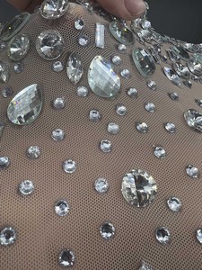 NOVANCE Y2411 Stock all'ingrosso cristallo diamante luccica apertura <span class=keywords><strong>cerimonia</strong></span> abbigliamento Halter Backless Bodycon abiti insieme - Product Image 6