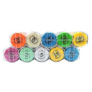 Fichas de Póker de Plástico Impresas con UV Personalizadas con Logotipos para Texas Hold'em y Juegos de Fiesta - Product Image 1