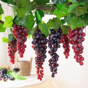 Ramilletes de Uvas de PVC Simuladas Ecológicos en Stock, Accesorios de Fotografía con Efecto de Escarcha, Venta al por Mayor para Navidad y Pascua - Product Image 3