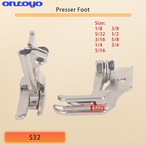 Piping <b>Walking</b> Feet #S32=S30+S31 for 111W 211W,CW-8B,Juki LS-1341,DNU-1541,Mitsub 6860,CONSEW 206RB,HIGHLEAD GC20618-1 - Product Image 2
