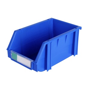 Công Nghiệp Kho <span class=keywords><strong>Stackable</strong></span> Nhựa Phần Cứng Kệ Lưu Trữ Phụ Tùng Thùng Cho Nhà Để Xe Thủ Công Lưu Trữ Trong Cửa Hàng Bán Lẻ Nhà Để Xe - Product Image 3