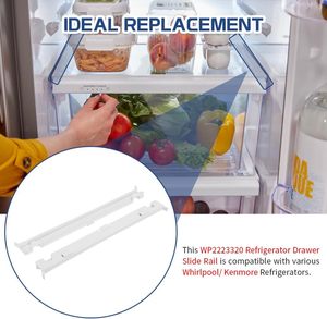 2223320 Riel deslizante para cajón refrigerador/congelador compatible con Whirlpool, reemplaza 1016208, AH869557, EA869557, PS869557 - Product Image 4