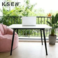 Bureau d'étude réglable en hauteur, bureau d'ordinateur en bois KC-T0085