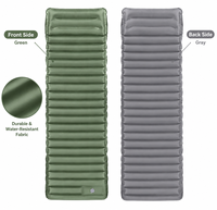 Matelas pneumatique portable OEM pour camping avec pompe à pied intégrée, idéal pour l'extérieur