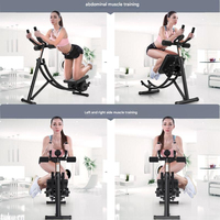 PINJIAN Équipement de Fitness Domicile Pliable pour Abdominaux Appareil d'Exercice Musculation Abdominale d'Intérieur Pliant