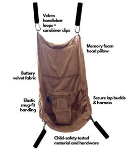 <b>Toddler</b> Hammock Seat <b>Stroller</b> Attachment Detachable Seat Sling Accessory Double <b>Stroller</b> Baby Outdoor Hammock Seat Attachment - Product Image 2