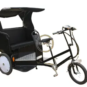 2023热卖电动迷你户外成人三轮车复古咖啡自行车三轮自行车货运自行车全彩绘三轮车