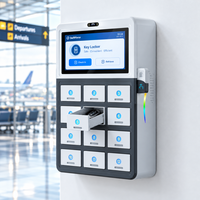 Armoire de gestion intelligente des clés avec écran tactile 13,3 pouces, casier électronique pour clés, système de stockage intelligent des clés