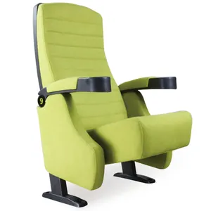 Fabric theater seats armrest movie chair theatre seating fauteuil salle cinema chairs for sale