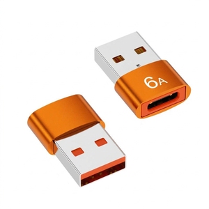 อะแดปเตอร์ 6A OTG Type C ตัวเมีย เป็น USB ตัวผู้ รองรับการชาร์จเร็ว ถ่ายโอนข้อมูล ใช้กับแฟลชไดรฟ์ ชาร์จไฟ และแปลงไฟสำหรับโทรศัพท์มือถือ - Product Image 1