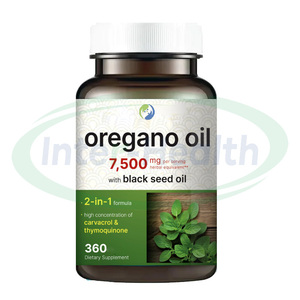 Ausreson <strong>Wild</strong> Oregano Oil Capsules Natural Organic Supplements 300 Oregano Oil of Oregano with Black <strong>Seed</strong> Oil Capsule - Product Image 1